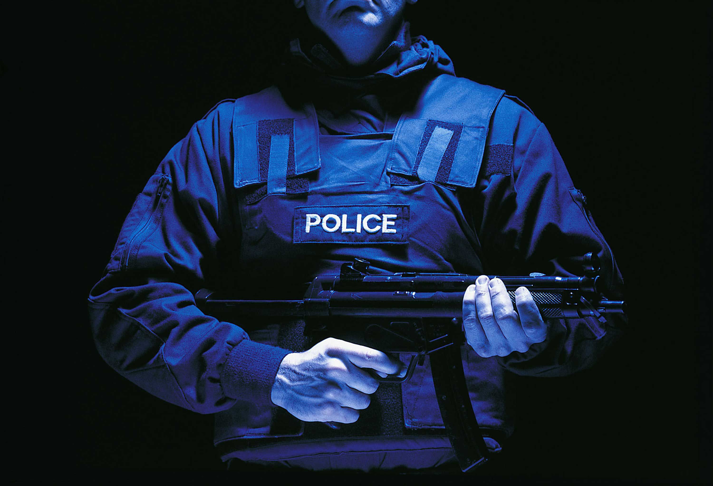Law Enforcement Officer wearing Kevlar® Vest DuPont USA