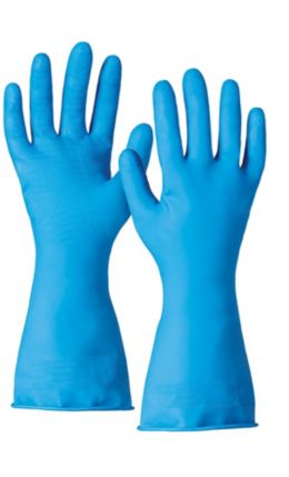 15 Length SHOWA 55 Heavy-Duty Natural Rubber Glove Chemical Resistant ...