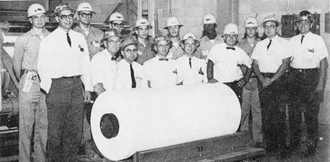 First Roll of Tyvek® 1967 DuPont USA